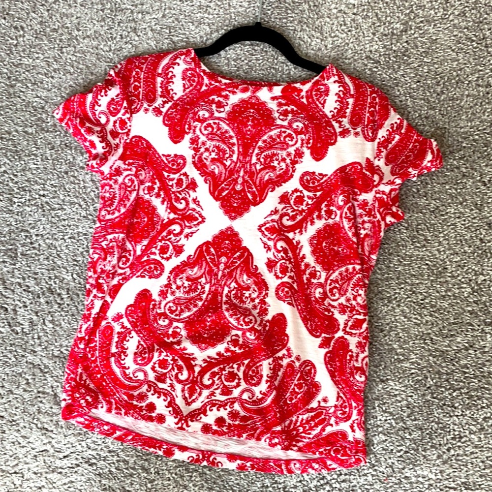 Lucky Brand Paisley T-Shirt